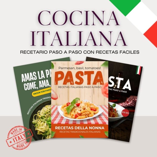 Recetas Italianas de la Nonna – 31 Recetas Tradicionales Paso a Paso 🍝🍷🍰 - Imagen 3