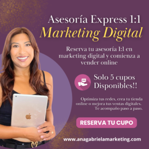 Asesoria Marketing Digital 1:1 60min